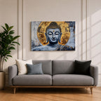 Buddha Wall Art Siddhartha Framed Canvas Zen Spiritual Meditation Boho Home Decor