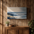 Seascape Wall Art Coastal Ocean Framed Canvas Abstract Landscape Gift Beach Home Decor