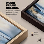 Seascape Wall Art Coastal Ocean Framed Canvas Abstract Landscape Gift Beach Home Decor