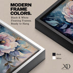 Peony Wall Art Garden Blossom Framed Canvas Botanical Floral Elegant Bedroom Home Decor