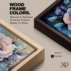 Peony Wall Art Garden Blossom Framed Canvas Botanical Floral Elegant Bedroom Home Decor