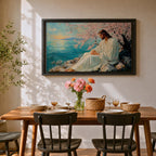 Jesus Wall Art Christ Framed Canvas Biblical Christian Prayer Room Catholic Home Decor