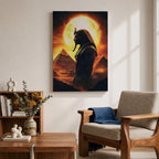 Egyptian Pharaoh Ancient Royal Wall Art Sun God Mythology Gift Living Room Home Decor