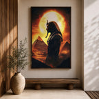 Egyptian Pharaoh Ancient Royal Wall Art Sun God Mythology Gift Living Room Home Decor