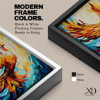Phoenix Bird Mythical Wall Art Firebird Rising Abstract Symbol Gift Living Room Home Decor