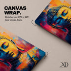 Buddha Buddhist Wall Art Gautama Shakyamuni Abstract Zen Gift Yoga Studio Room Home Decor