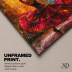 Flamenco Spanish Wall Art Latin Dance Abstract Modern Gift Living Room Home Decor