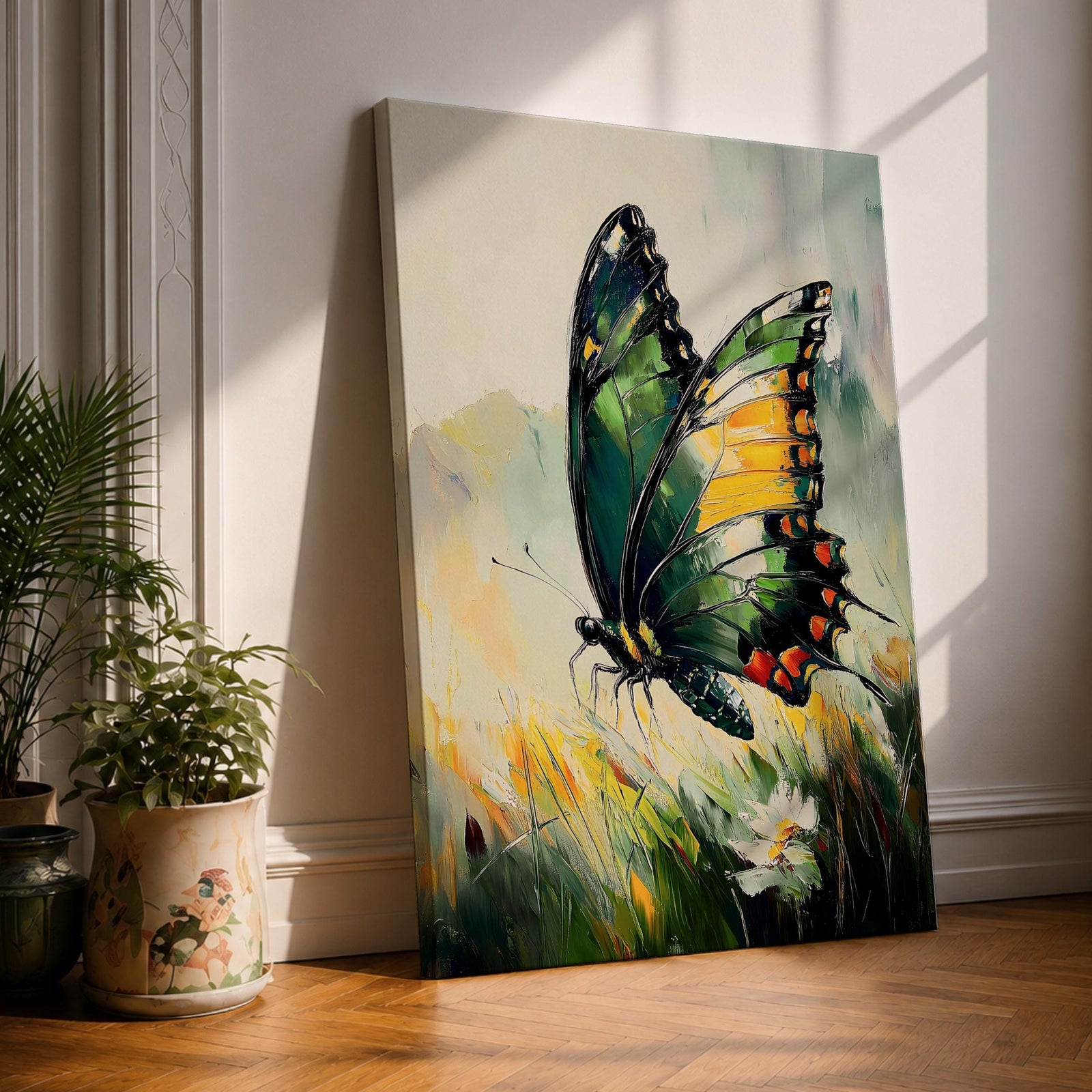 Butterfly Garden Wall Art Wild Insect Nature Gift Living Room Bedroom Office Home Decor