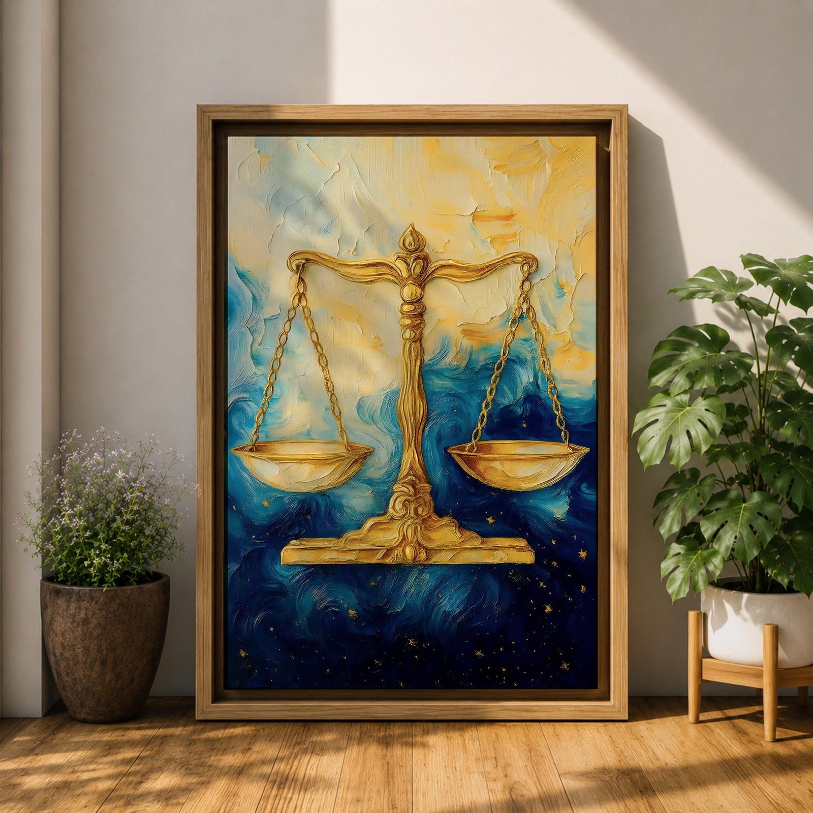 Scales Legal Symbol Wall Art Libra Abstract Mythology Gift Court Office Justice Home Decor