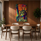 Statue Liberty American Wall Art Freedom Icon Patriotic Abstract Gift Living Room Home Decor