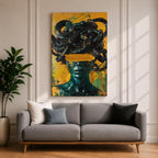 Medusa Ancient Greek Wall Art Gorgon Mythology Symbol Iconic Gift Living Room Home Decor