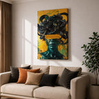 Medusa Ancient Greek Wall Art Gorgon Mythology Symbol Iconic Gift Living Room Home Decor