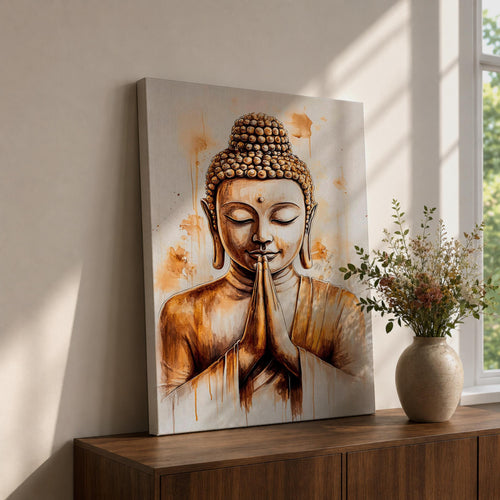 Buddha Buddhist Wall Art Gautama Religious Symbol Gift Meditation Yoga Zen Room Home Decor