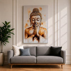 Buddha Buddhist Wall Art Gautama Religious Symbol Gift Meditation Yoga Zen Room Home Decor