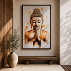 Buddha Buddhist Wall Art Gautama Religious Symbol Gift Meditation Yoga Zen Room Home Decor