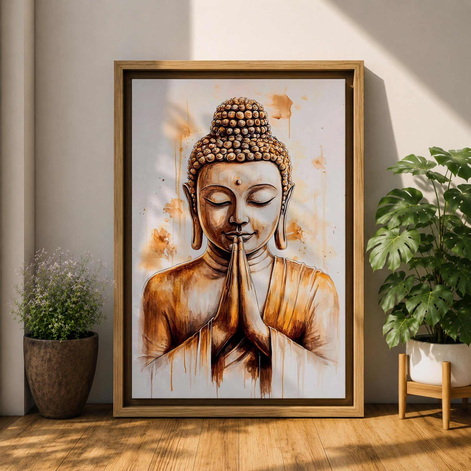 Buddha Buddhist Wall Art Gautama Religious Symbol Gift Meditation Yoga Zen Room Home Decor
