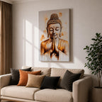 Buddha Buddhist Wall Art Gautama Religious Symbol Gift Meditation Yoga Zen Room Home Decor