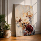 Peony Flowers Floral Wall Art Peonies Abstract Wedding Anniversary Gift Living Room Home Decor