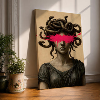 Medusa Ancient Greek Wall Art Gorgon Mythology Symbol Iconic Gift Living Room Home Decor