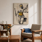 Lady Justice Legal Symbol Wall Art Themis Mythology Justice Gift Law Office Home Decor