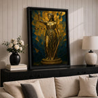 Lady Justice Legal Symbol Wall Art Themis Mythology Stained Glass Gift Office Home Decor