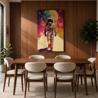 Astronaut Space Wall Art Cosmic Path Explorer Journey Abstract Gift Living Room Home Decor