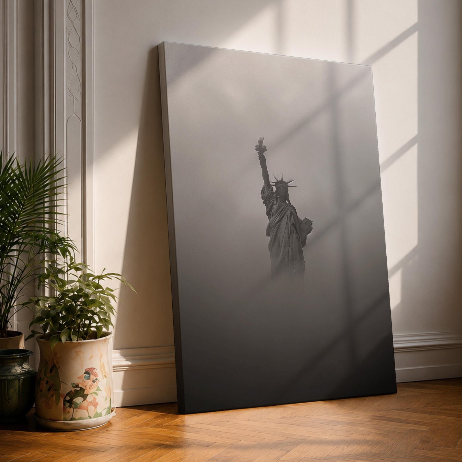 Statue Liberty American Landmark Wall Art Lady Liberty Patriotic Symbol Gift Office Home Decor