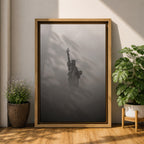 Statue Liberty American Landmark Wall Art Lady Liberty Patriotic Symbol Gift Office Home Decor