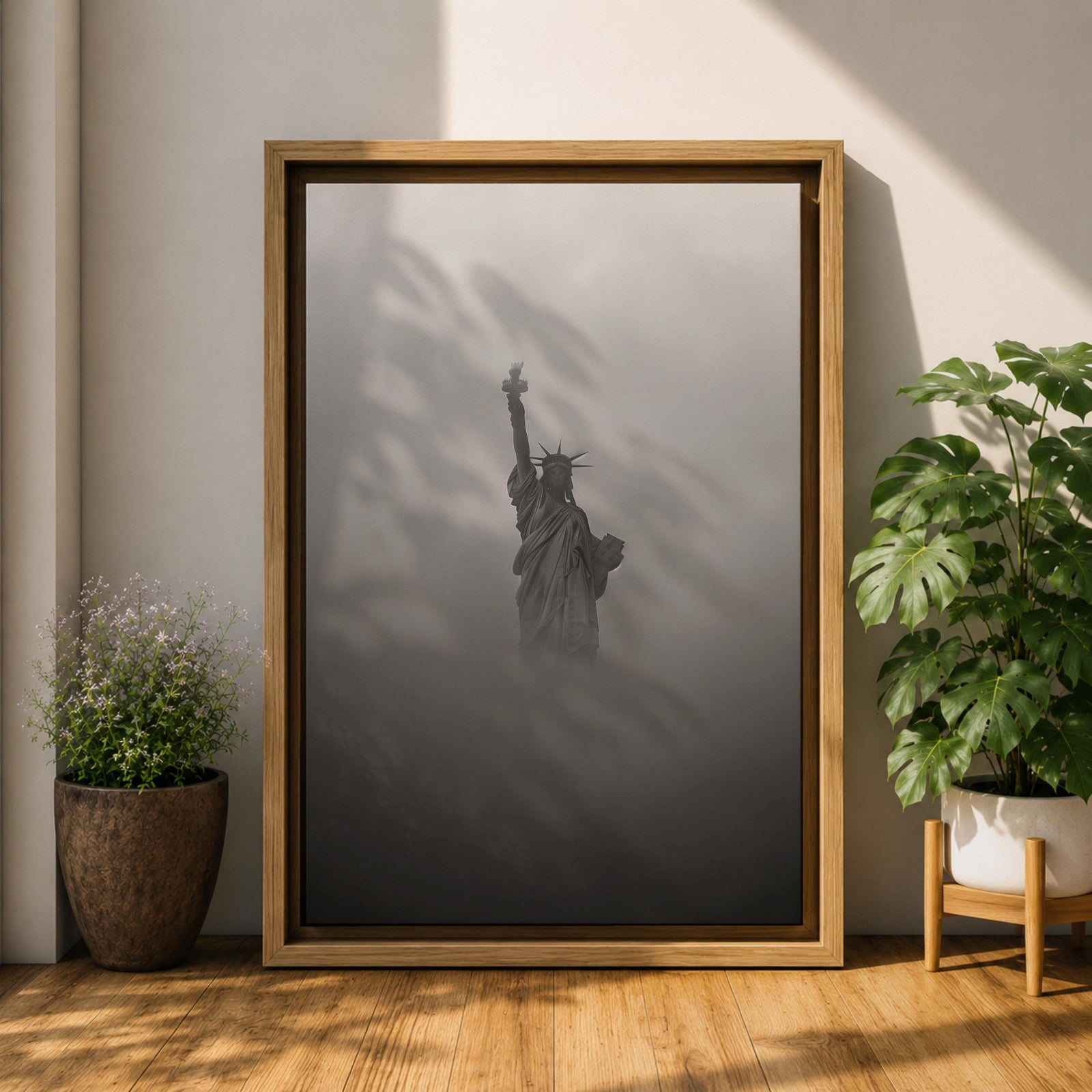 Statue Liberty American Landmark Wall Art Lady Liberty Patriotic Symbol Gift Office Home Decor