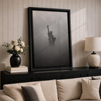 Statue Liberty American Landmark Wall Art Lady Liberty Patriotic Symbol Gift Office Home Decor