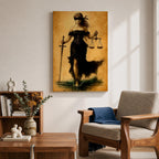 Lady Justice Legal Wall Art Themis Goddess Mythology Symbol Gift Office Study Home Decor