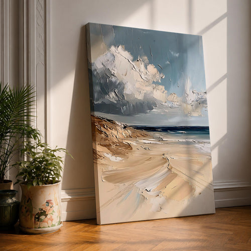 Beach Sand Dunes Coastal Wall Art Ocean Seascape Seaside Gift Living Room Home Decor