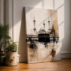 Kaaba Mecca Islamic Wall Art Masjid al Haram Religious Gift Prayer Room Home Decor