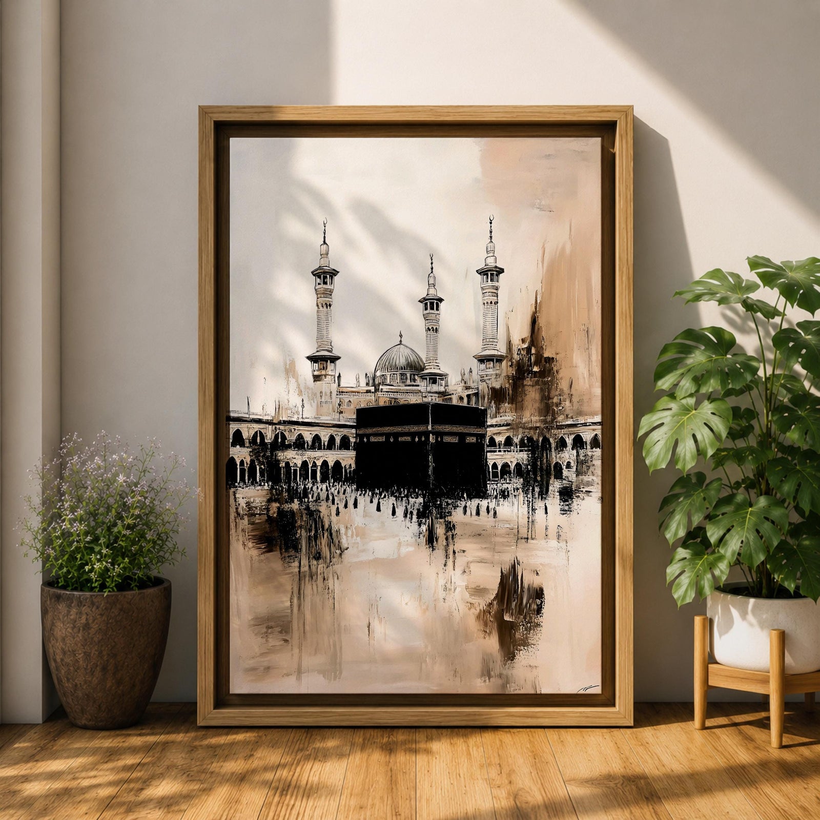Kaaba Mecca Islamic Wall Art Masjid al Haram Religious Gift Prayer Room Home Decor
