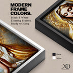 Virgin Mary Wall Art Blessed Mother Framed Canvas Catholic Prayer Sacred Home Decor