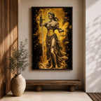 Lady Justice Goddess Wall Art Themis Greek Mythology Symbol Gift Law Office Home Decor