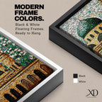 Masjid Al Nabawi Wall Art Green Dome Framed Canvas Prophets Mosque Mosaic Islamic Decor