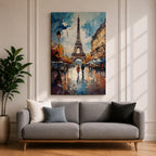 Eiffel Tower French Wall Art Paris City Abstract Travel Gift Living Room Home Decor