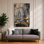 Scales of Justice Legal Wall Art Balance Abstract Modern Gift Law Office Home Decor