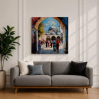 Hagia Sophia Wall Art Ayasofya Framed Canvas Istanbul Watercolor Islamic Prayer Room Home Decor