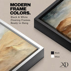 Desert Landscape Wall Art Sand Dunes Framed Canvas Sahara Impasto Rustic Cabin Home Decor