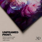 A panoramic painting of soft pink and white peony flowers in full bloom, rendered with layered petals and luminous highlights against a deep dark background, using a painterly style with smooth blending and subtle texture to create depth and contrast across an extra wide floral composition.