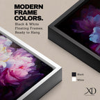 A panoramic painting of soft pink and white peony flowers in full bloom, rendered with layered petals and luminous highlights against a deep dark background, using a painterly style with smooth blending and subtle texture to create depth and contrast across an extra wide floral composition.