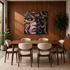 Medusa Mythological Wall Art Gorgon Abstract Mythology Legend Portrait Gift Living Room Home Decor