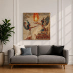 Isis Wall Art Egyptian Goddess Framed Canvas Ancient Mythology Egypt Temple History Home Decor