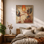Isis Wall Art Egyptian Goddess Framed Canvas Ancient Mythology Egypt Temple History Home Decor