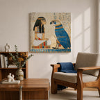 Horus Wall Art Falcon God Framed Canvas Ancient Egyptian Mythology Egypt Temple Home Decor