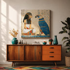 Horus Wall Art Falcon God Framed Canvas Ancient Egyptian Mythology Egypt Temple Home Decor