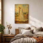Our Lady Fatima Wall Art Virgin Mary Framed Canvas Catholic Sacred Religious Home Decor