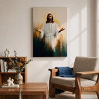 Jesus Wall Art Christ Redeemer Framed Canvas Christian Sacred Biblical Religious Home Decor